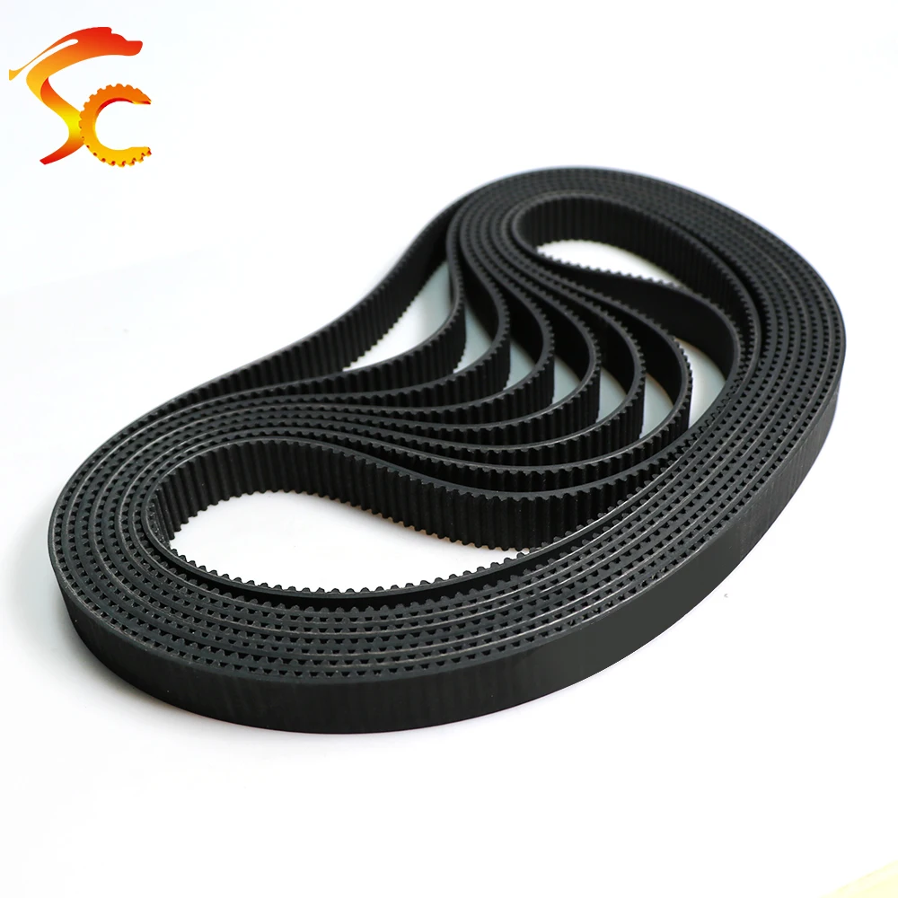 ONEFIRE S3M closed loop Timing Belt Length 483/486/489/495/498mm Width 6/10/15mm STPD 3M Rubber Synchronous toothed belt