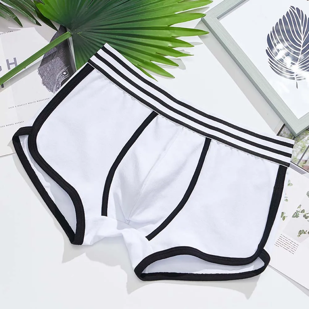 Men Underwear boxer cotton Cuecas Boxers Mens boxer shorts Underwear Low waist U convex pouch Man and breathable underpant