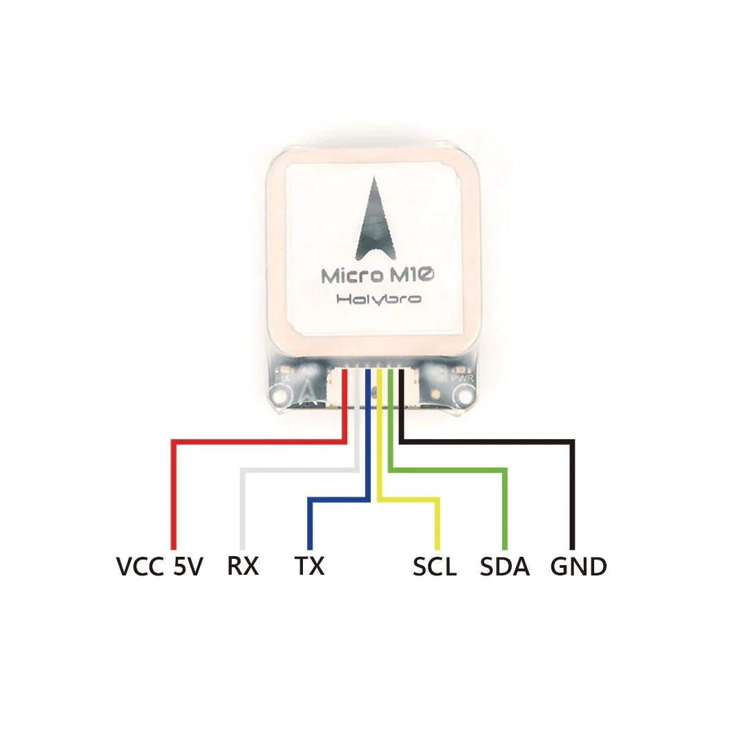 Micro M10 GPS with IST8310 Compass Ceramic Patch Antenna 32X26mm for RC Airplane FPV Freestyle Long Range Drones UAV DIY