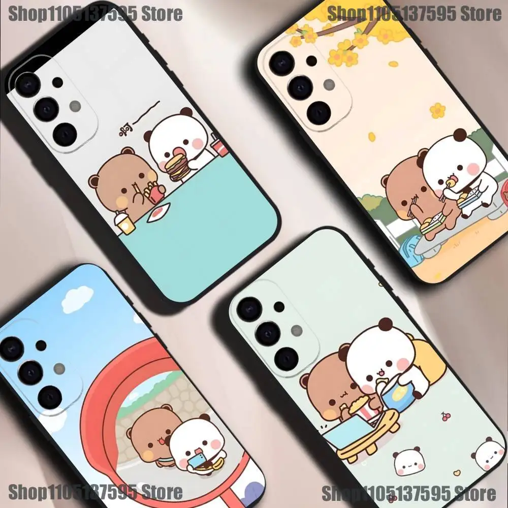 

Cartoon Cute BuBu DuDu Phone Case For Samsung S25,S24,S21,S22,S23,S30,Ultra,S20,Plus,Fe,Lite,5G Black Cover