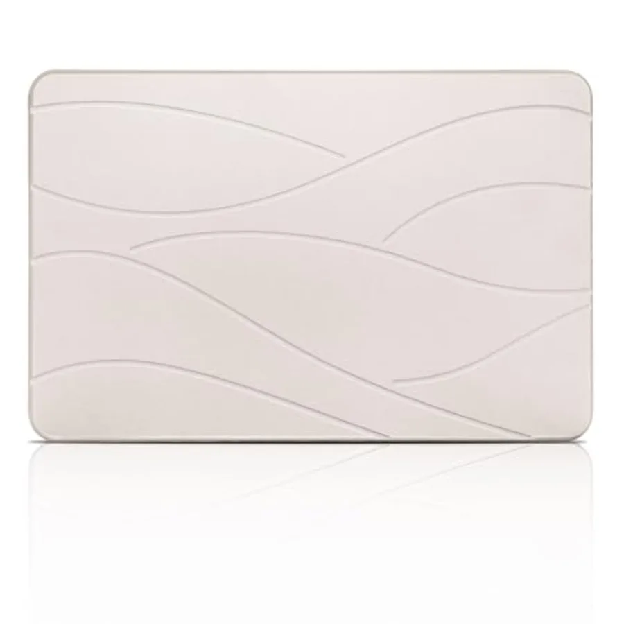 

Stone Bath Mat Diatomaceous Earth Shower Mat Non Slip Quick Dry Bath Stone Mat Super Absorbent Bathroom Floor Mat for Bathroom