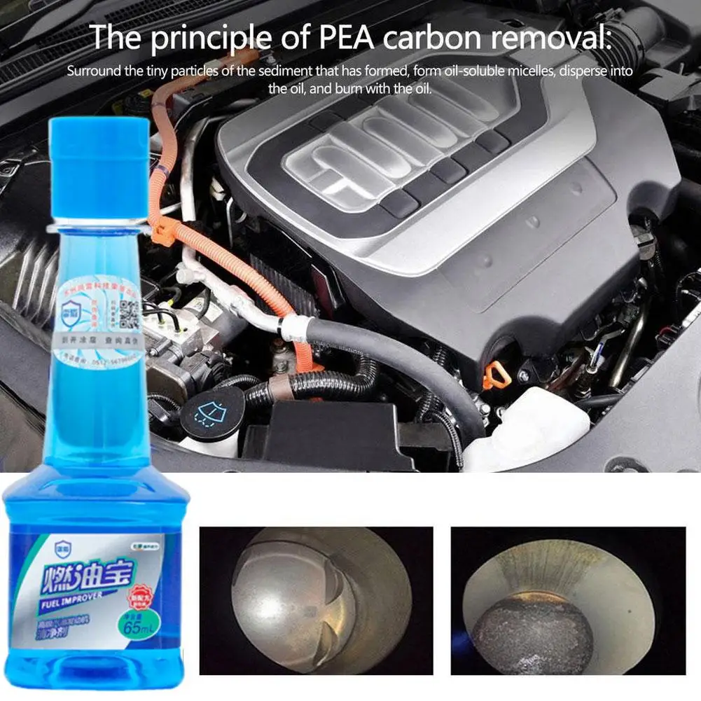 65ml Fuel Improver System Cleaner Fuel Additive Carbon Remover Deposit Cleaner for Turbo Direct Injection Engines Restores Power