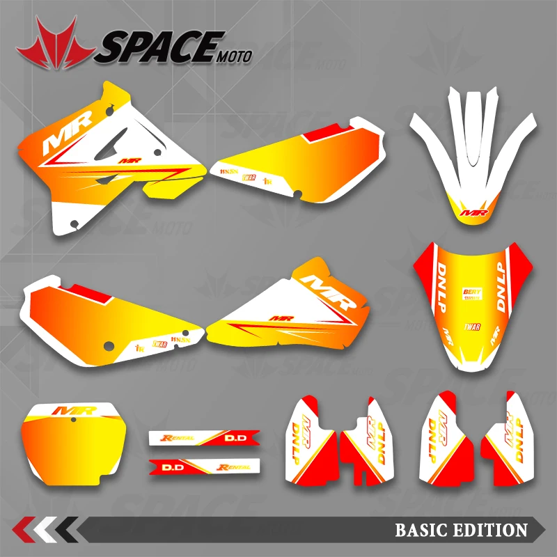 

SPACE For Suzuki RM85 RM 85 2001 2002 2003 2004-2020 Motorcycle Graphics Decal Stickers Kits Number Name Custom