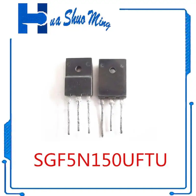 10Pcs/Lot  SGF5N150UFTU   SGF5N150UF G5N150UF TO-3PF 