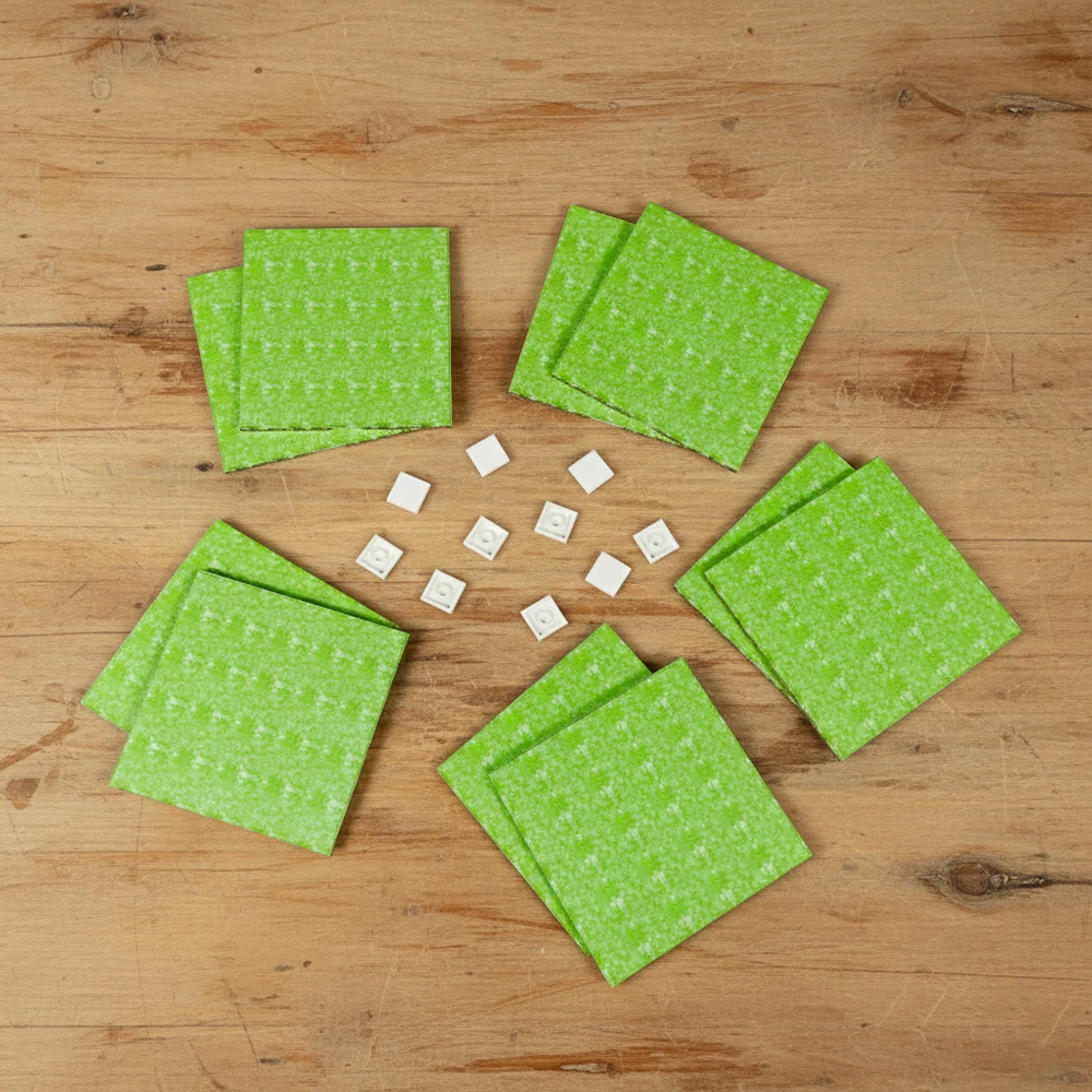 6pcs Magnetic Base Plate Variety Baseplates Match World Magnetic Building Blocks Toys for Boys and Girls Children Gift