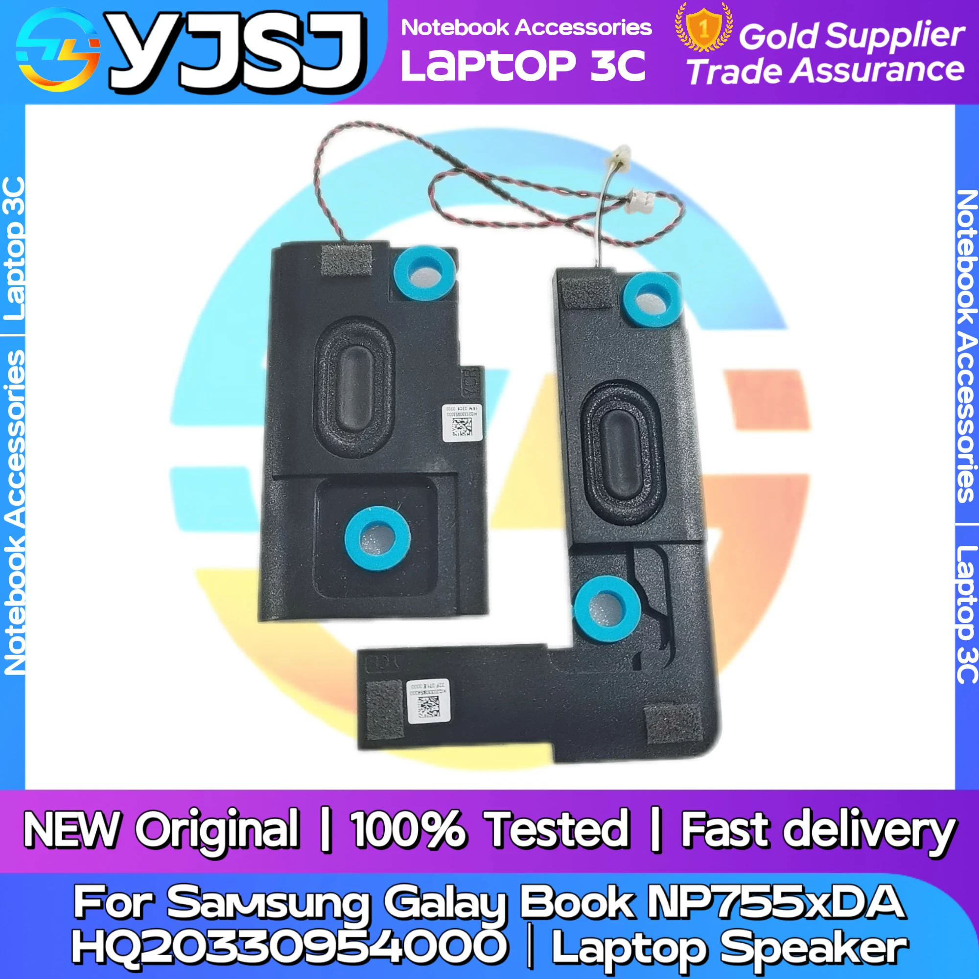 

New Original Laptop Notebook Audio Speaker For Samsung Galay Book NP755xDA NP755 HQ20330954000 built-in left and right speaker