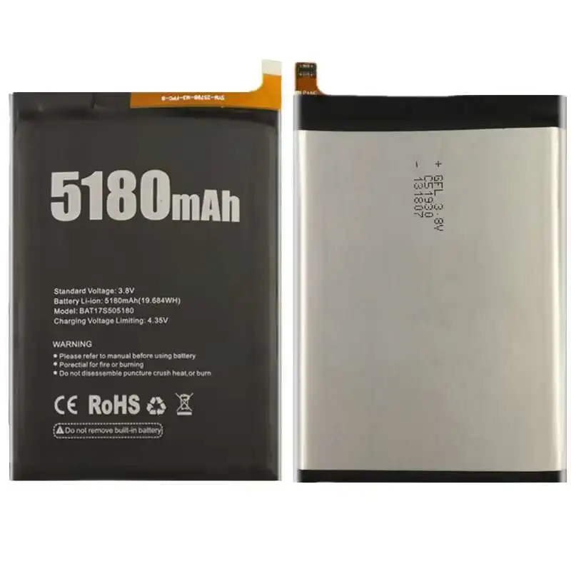 BAT17S 505180 بطارية ليثيوم أيون S50 لبطارية Doogee S50 #6