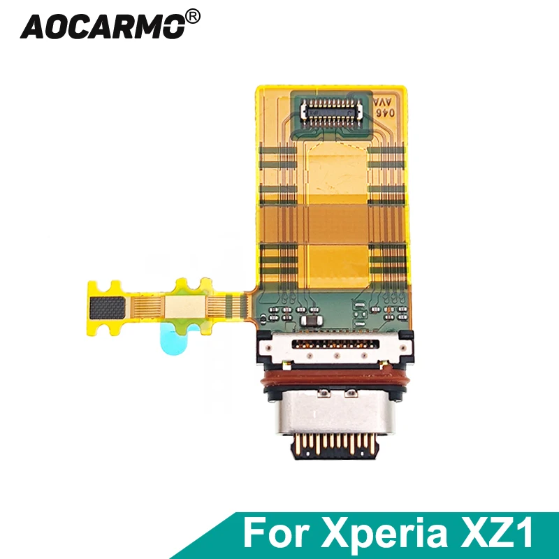 

Aocarmo For Sony Xperia XZ1 G8341 G8342 Type-C USB Charging Port Charger Dock Connector Flex Cable Replacement Part