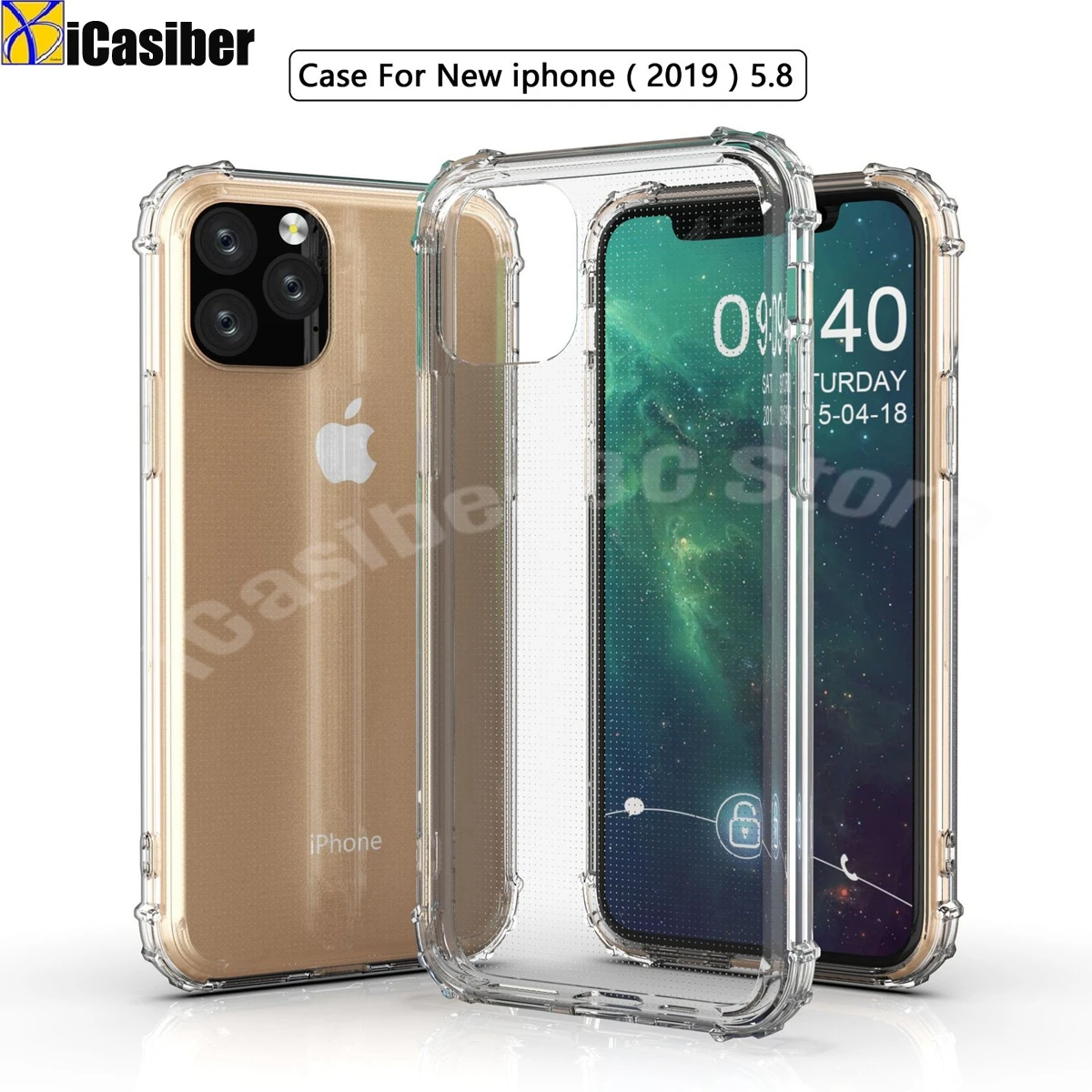 

100x Transparent Case on For Fundas iPhone 13 12 11 Pro Max X 7 8 6 Plus ShockProof Soft Back Cover iPhone 11 Pro Max Phone Case