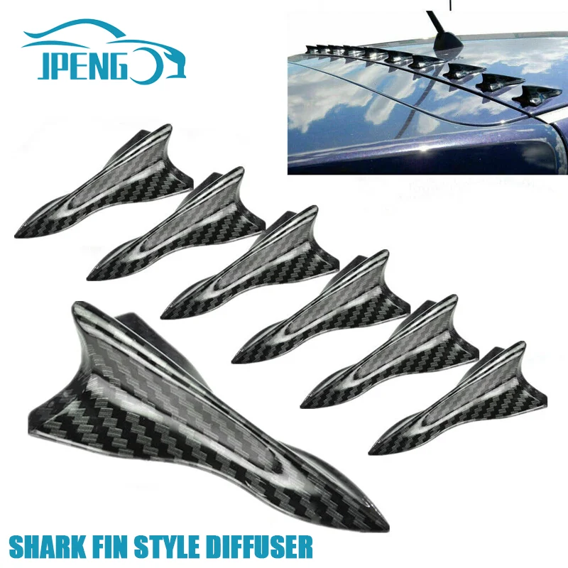 Car Roof Shark Fin Style Diffuser Spoiler For BMW W211 W204 E36 E46 E92 Accessories Audi A3 Passat B8 Tesla Model Y 2023