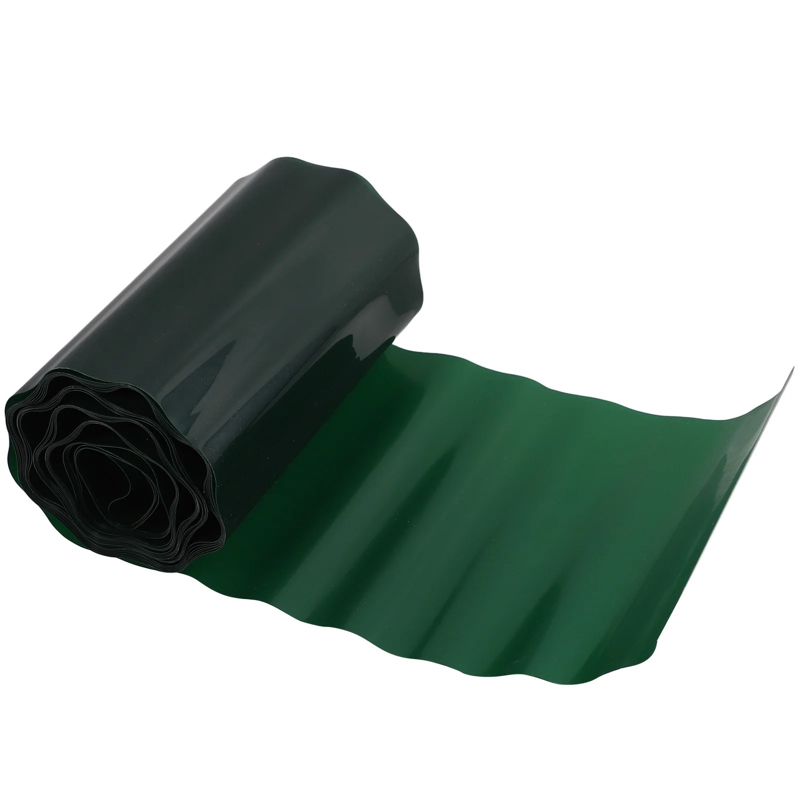 

1 Roll Wave Shaped Garden Fence Border Lawn Edging Plastic Fencing For Yard Dog Barrier Outdoor Decorative Fence