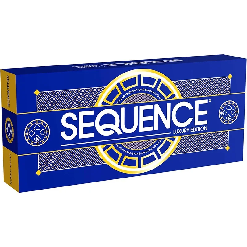 Unleash Your Inner Gamer with Sequence Luxury Edition Board Game for 2-12 Players - Fun and Challenging