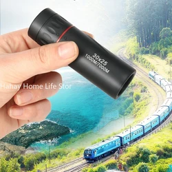 Mini Pocket Monocular Scope Zoom Telescope Handy Optics Scope for Outdoor Camping Hiking Traveling Hunting Compact Rifle