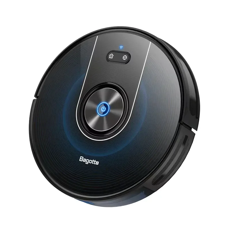 Automatic Robotic Vacuum Cleaner and Mop 2700Pa Strong Suction Wet Dry Functions Battery Operated for Hotel Use