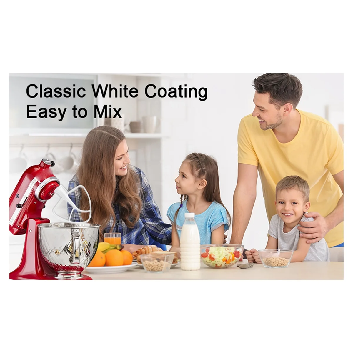 HOT K45B beschichteter Flachrührer für KitchenAid-Mixer, für Kitchen Aid Mixer-Zubehör Kitchenaid Mixer-Aufsätze Kitchenaid