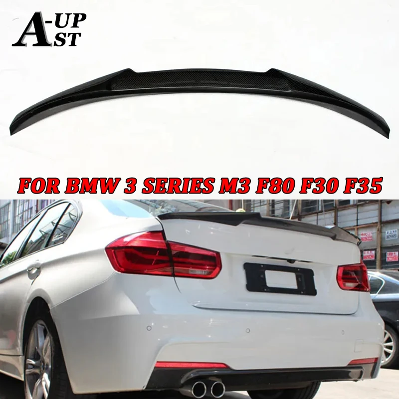 

Для BMW 3 серии M3 F80 F30 F35 M4 Стиль Углеродное волокно Заднее крыло Утконос Задний спойлер Автомобильное тюнинговое крыло Комплекты кузова