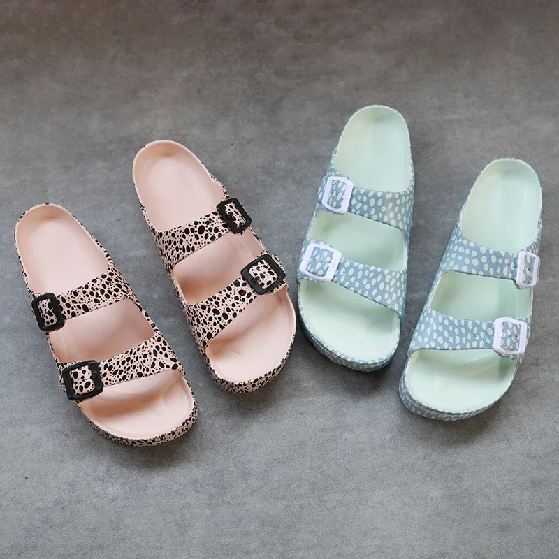Heel Support Women Summer Slippers Anti Slip Stable Stand Long Time Outdoor Walking Shoes