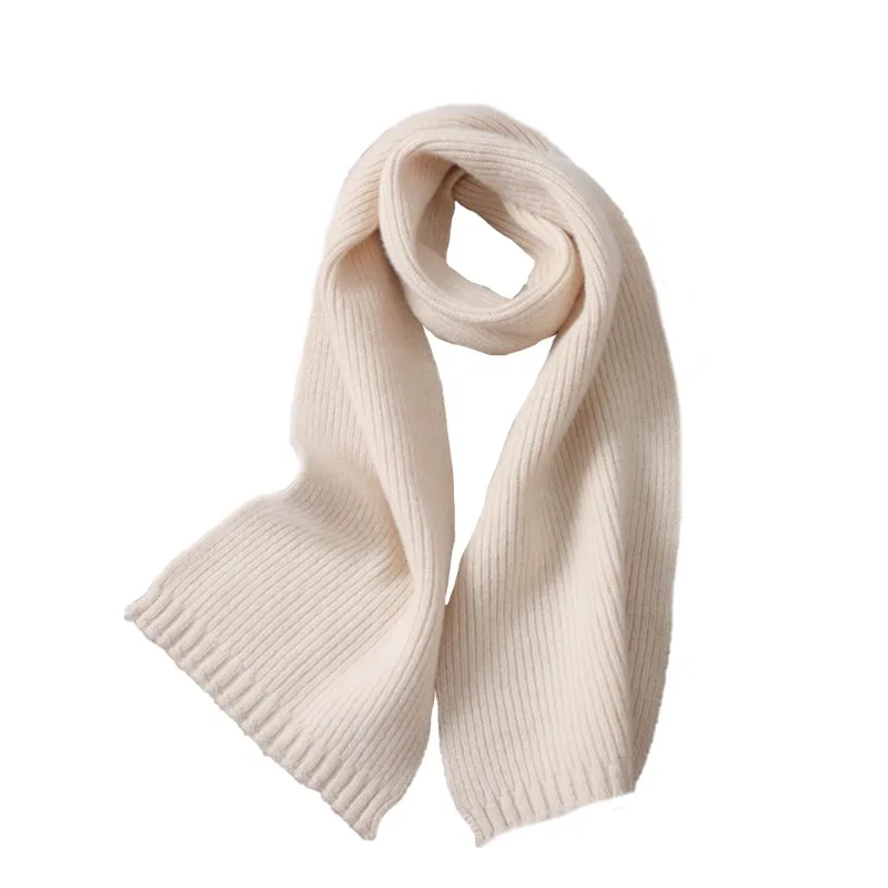 

100% шерстяной однотонный вязаный шарф для пар, женский зимний толстый и теплый многофункциональный прямоугольный уличный ветрозащитный шарф