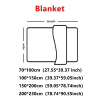 Solid Color Thickened Wide Striped Multifunctional Blanket Can Be Used As Bed Sheet Cover Blanket， Nap Blanket， Pet Blanket 6