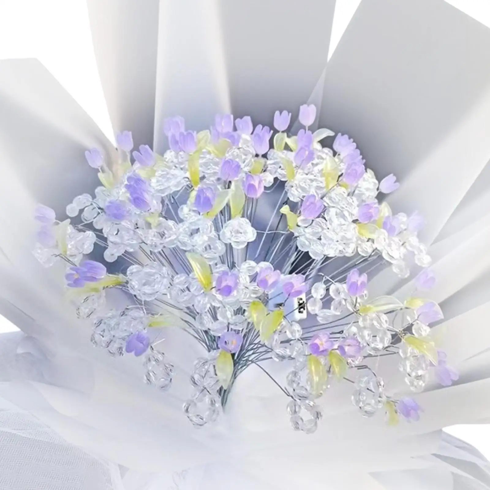 Fake Tulips Bouquet DIY Tulip Bouquet Kit for Table Centerpiece Party Easter