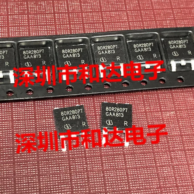 5 pezzi 80R280P7 IPD80R280P7 800 V 17 A