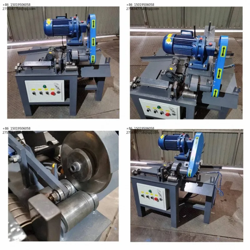 50mm Automatic Metal Feeding Stainless Steel Pipe Cutting Machine With High Alloy Blade Factory Directly Sale