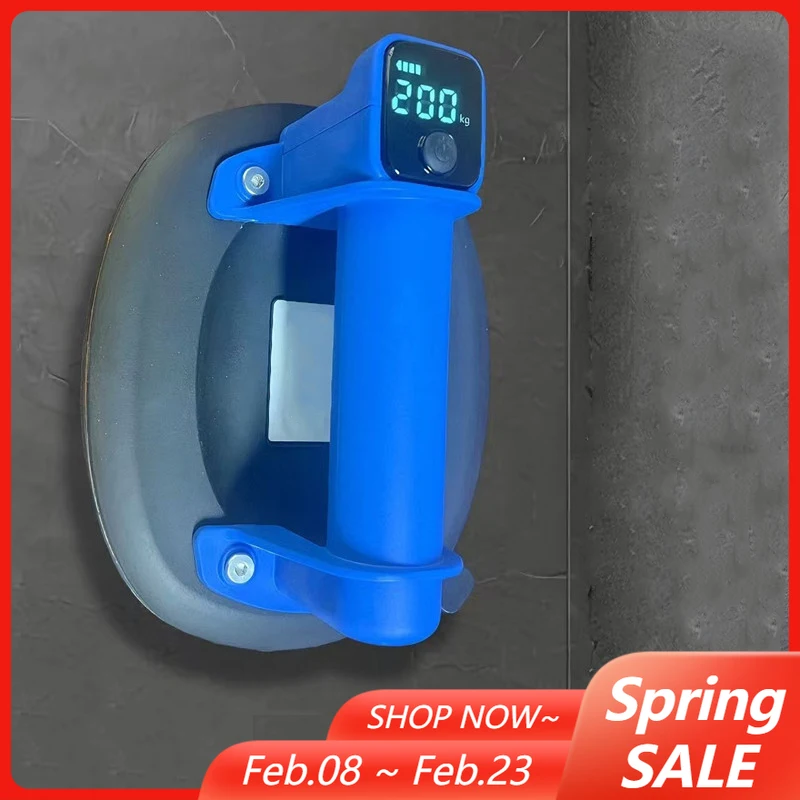 

Электрический вакуумный подъемник на 200 кг с интеллектуальным дисплеем, промышленный, для гранита, плитки, стекла, сверхмощный