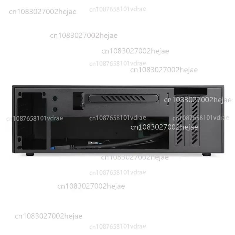 A02 Aluminum Shell Iron Architecture Chassis HTPC Horizontal ITX Mini Small Chassis, Half-height Graphics Card - view 4