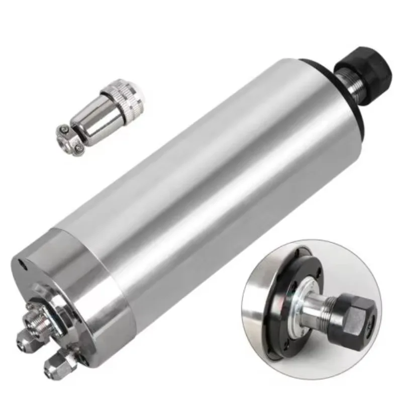 

1,8 кВт Er11 двигатель шпинделя с водяным охлаждением, 60000 об/мин, инверторный привод Vfd, шпиндель с ЧПУ