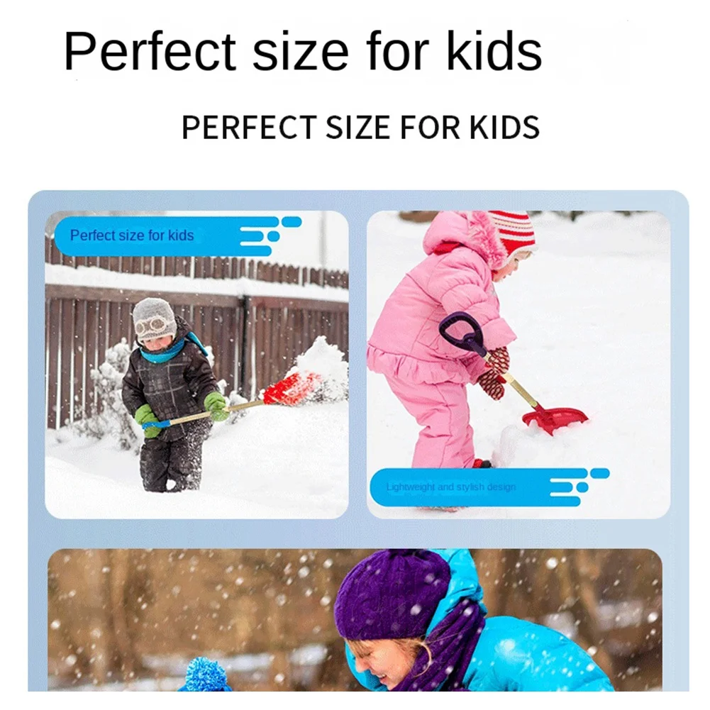 BEDW-Outdoor Beach Children's Shovel Plastic Thick Snow Shovel Portable Splicing Snow Shovel Rake