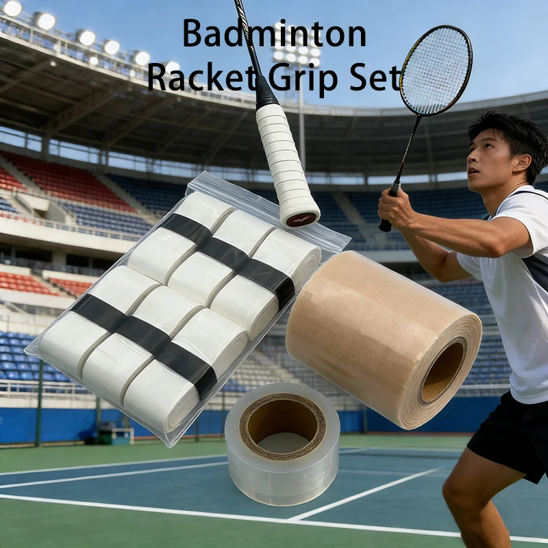 

6piece set of badminton grip anti slip straps, tennis racket sports grip pads, shock-absorbing grip straps