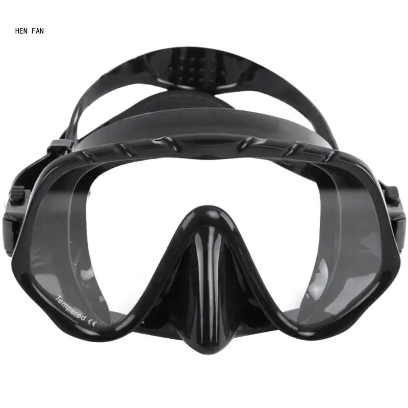 

Diving Mask,Tempered Glass Snorkel-Dive-Mask Anti-Fog Swim Mask Goggles M89D