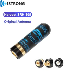 Harvest SRH805S Portable Short Antenna 144/430/1200MH Walkie Talkie Tri-band Mini Handheld Antenna Radio Signal Booster SMA BNC