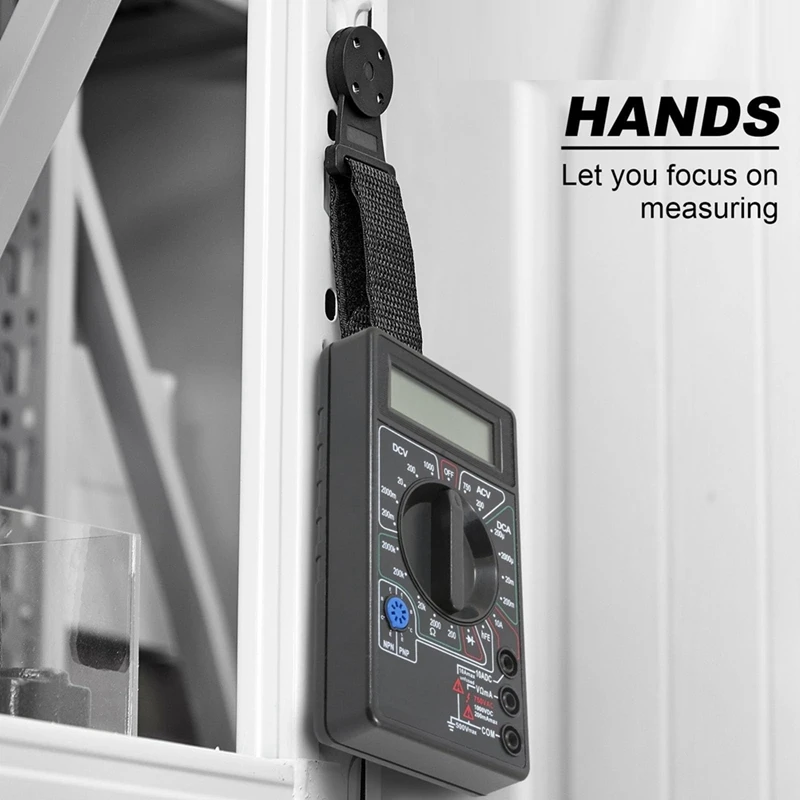 ชุดที่แขวนแม่เหล็ก2ชิ้น, แม่เหล็กและสายคล้องสำหรับแขวนมัลติมิเตอร์แข็งแรงทนทาน