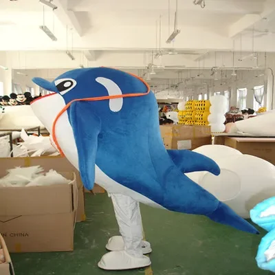 

Shark Dolphin Mascot Costume Marine Animal Mascot Costumes Shrimp Mascot Costumes Halloween Party Outfit Adult Size