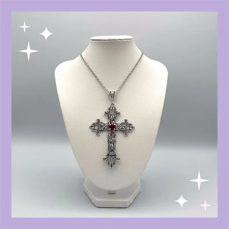 In the Coffin Necklace!Cross necklaces, Gothic jewelry, vintage necklaces