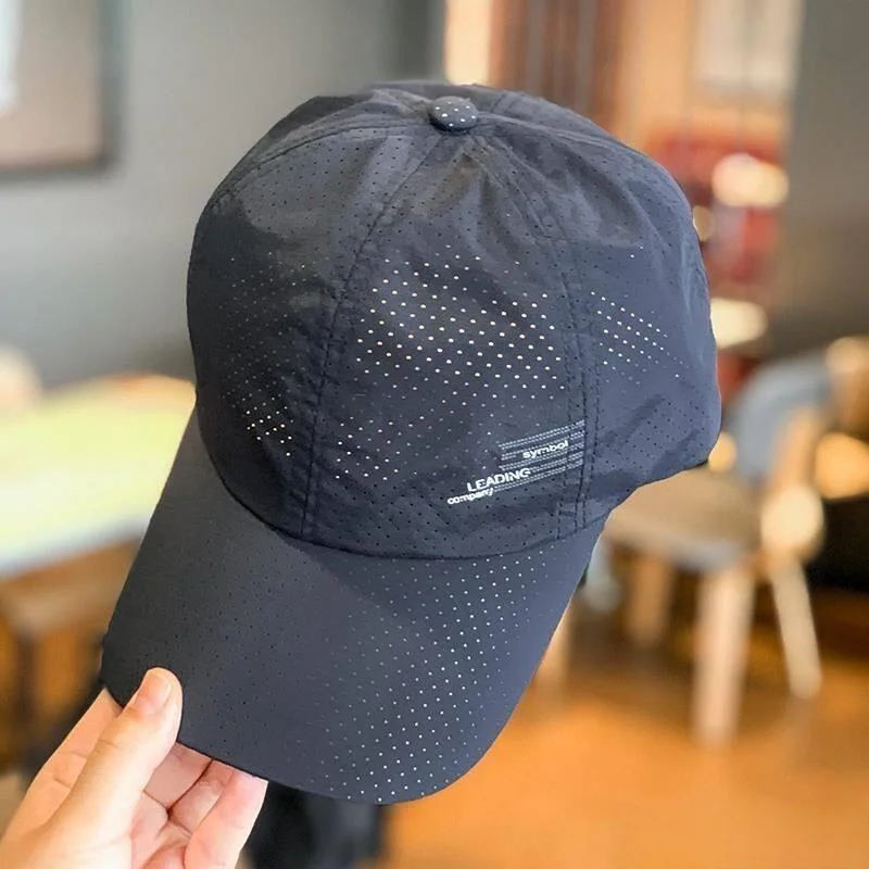 

Men's Summer Ultra-Thin Quick-Dry Baseball Cap Breathable Sun Hat Fishing Outdoor Sports Casual Style Fly Blue Valley Hat