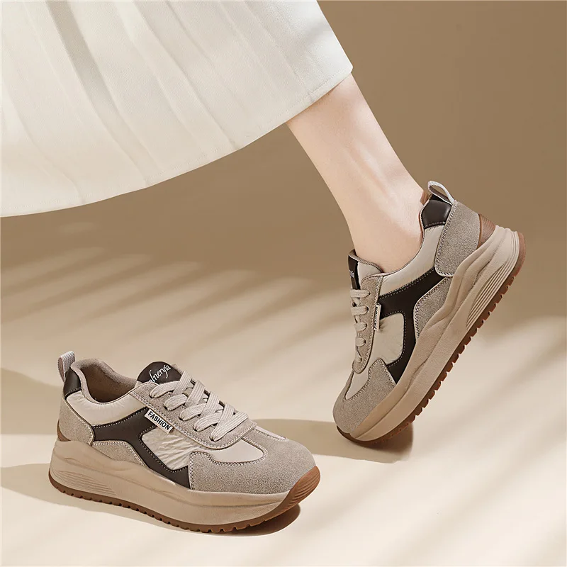 

Женские кроссовки Dad's Shoes 2026: модные, повседневные, на толстой подошве, для спорта и бега, весна