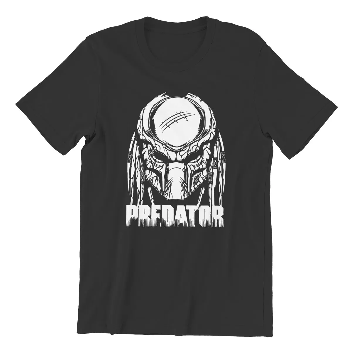 Impression de film Predator T-Shirt for Men 100% Cotton Novelty Alien vs predator hunter horor mens clothes plus size tee