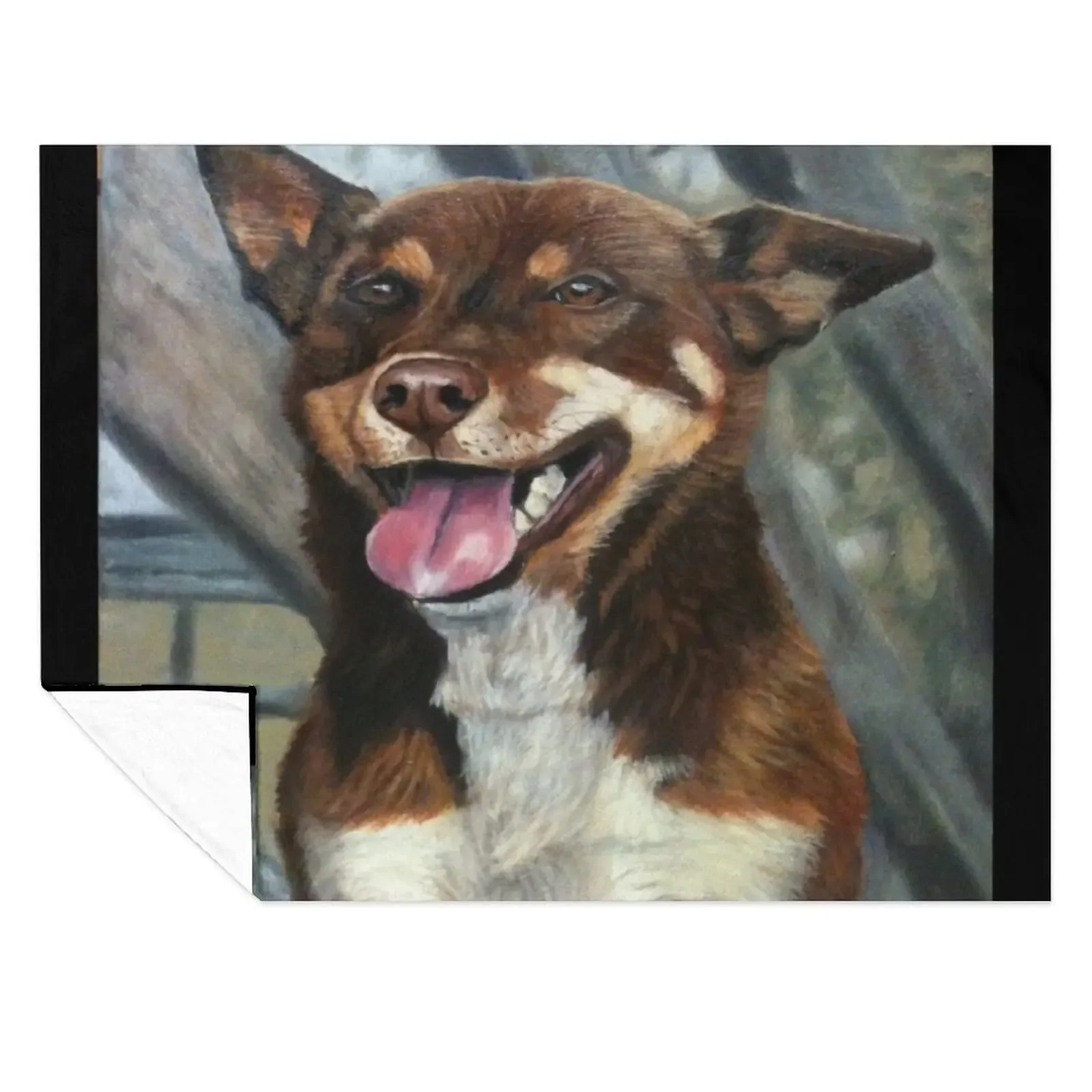 

Kelpie Throw Blanket Nap Retros Luxury Designer Soft Plush Plaid Blankets