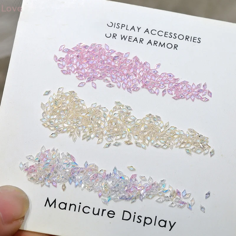 [L & P] 50 قطعة مسمار صغير الفن الراين كريستال فلاتباك الماس مختلط شكل البريق لتقوم بها بنفسك مسمار فاخر مانيكير اكسسوارات