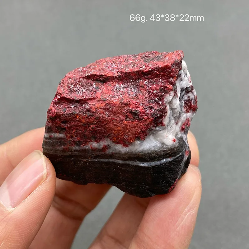 100% natural cinnabar original stone mineral specimen healing crystal teaching specimen collection