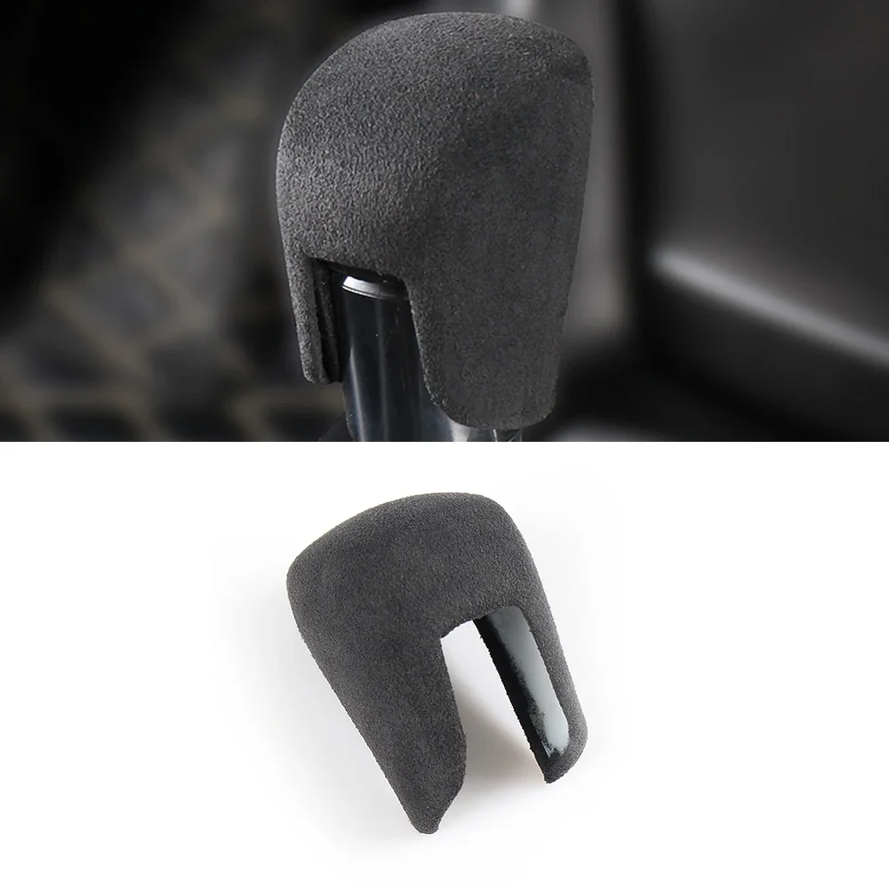 For Toyota Accord 2018-2024 for Honda Fit Jazz 2021-2024 Car Accessories Genuine Leather Cow Suede Gear Shift Knob Cover Case