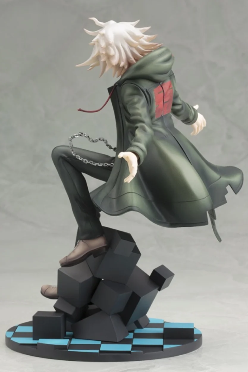 100% Original:Anime Danganronpa Nagito Komaeda 21cm PVC Action Figure Anime Figure Model Toys Figure Collection Doll Gift