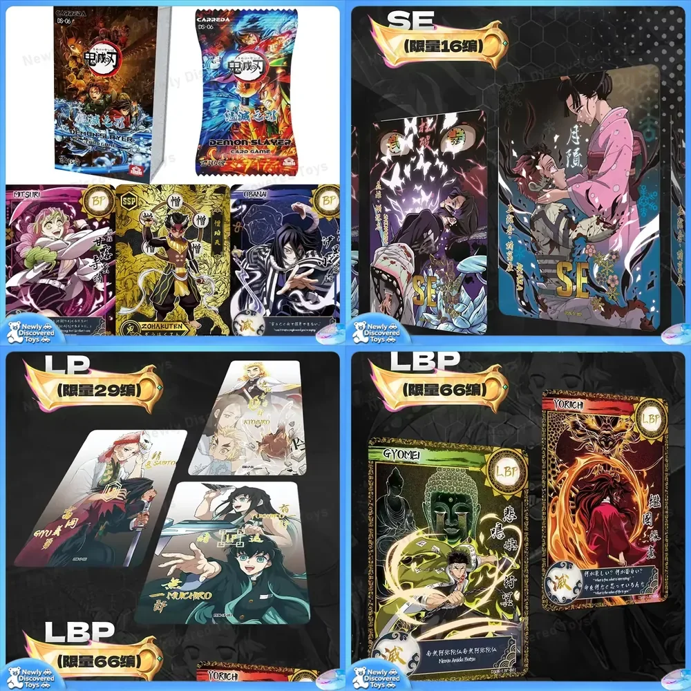 tarjetas-coleccionables-originales-de-demon-slayer-vol6-serie-warpath-kamado-nezuko-tanjirou-personajes-de-anime-edicion-limitada-se-bp-juguetes