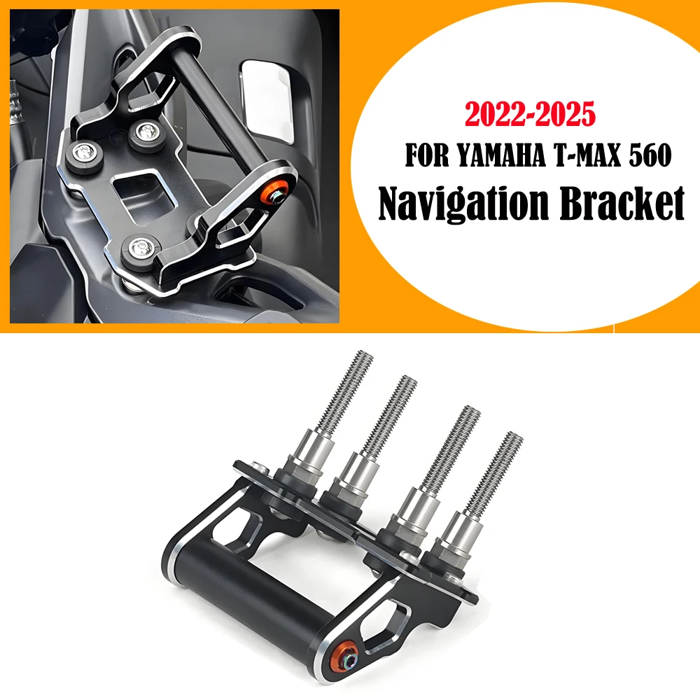 

NEW Motorcycle Navigator Phone Holder GPS Navigation Holder FOR YAMAHA T-MAX 560 TMAX560 T-max 560 2022-2025