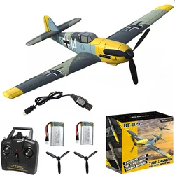 VolantexRC Remote Control Airplane BF109 2.4GHz 4CH 400mm Wingspan One Key U-Turn Aerobatic RC Plane  Warbird Gift Toys 761-11