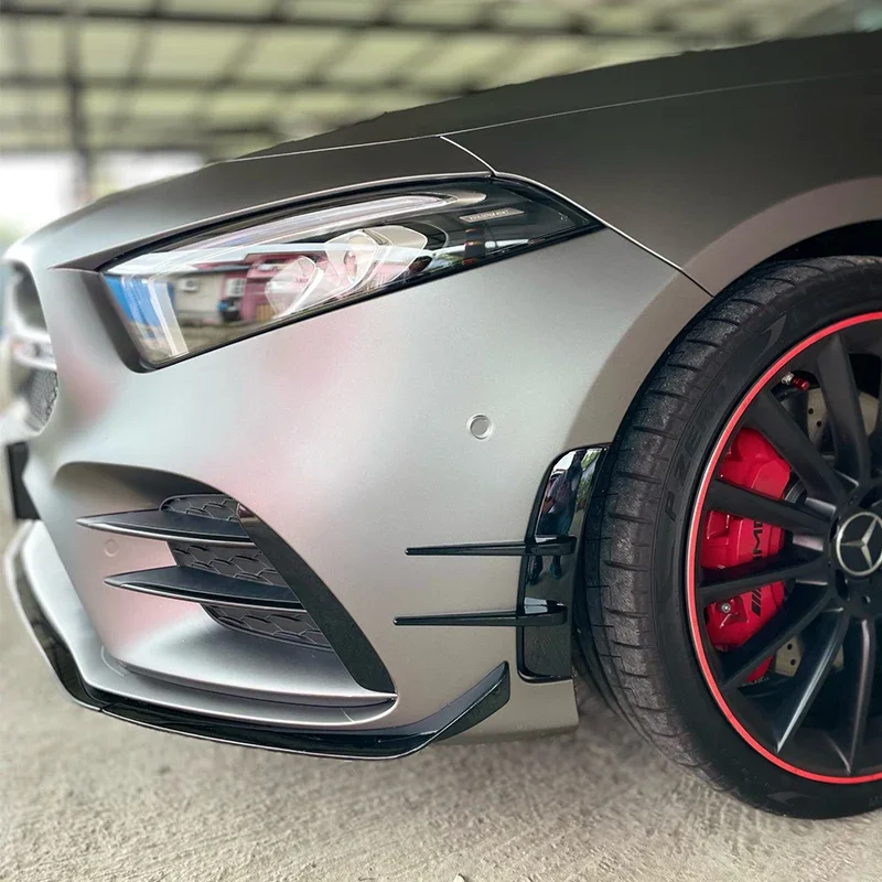 Разветвитель для переднего бампера, бортовой разветвитель для Mercedes Benz W177 A180 A200 A250 A260 AMG A35 2018-2022 Разветвитель для переднего бампера, бортовой разветвитель для Mercedes Benz W177 A180 A200 A250 A260 AMG A35 2018-2022