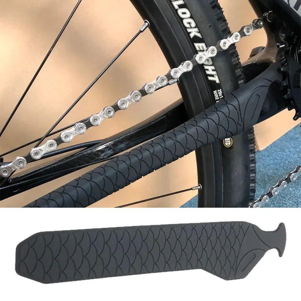 

3D Silicone MTB Road Bike Chain Posted Guards Frame Scratch-Resistant Protector Bicycle Care Guard Covers Sticker Cycling Parts