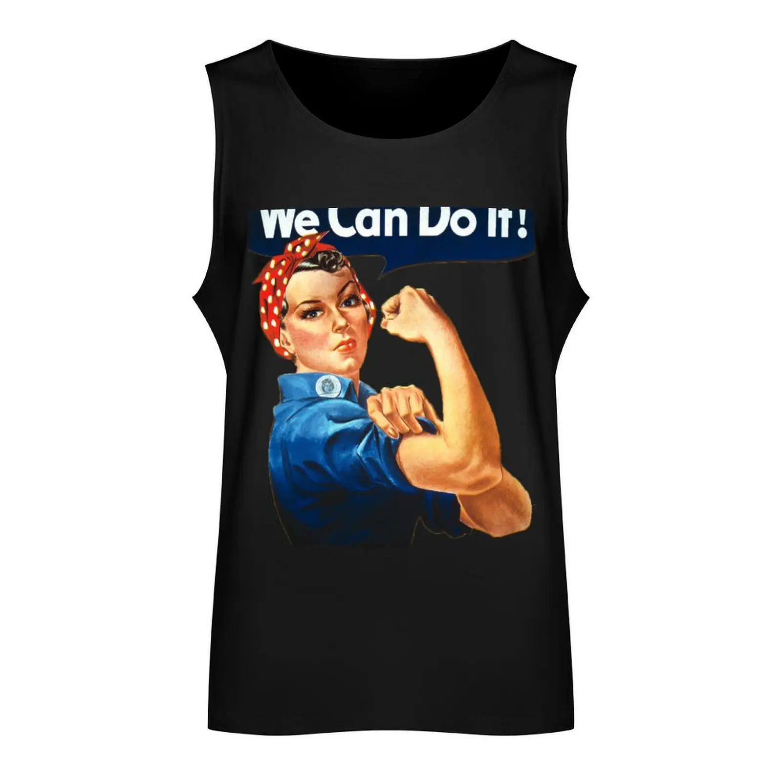 Rosie the Riveter Tank Top men gym clothing gym clothes man gym training accessories Clothing